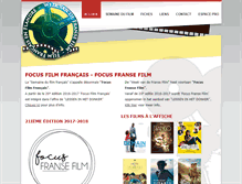 Tablet Screenshot of filmfrancaisenflandre.org